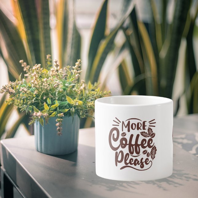 Tasse Expresso Plus De Café S'Il Vous Plaît - Amoureux De Café Dr (Créateur téléchargé)