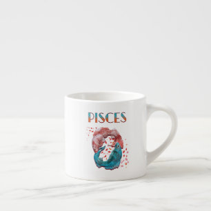Tasse Expresso Poissons Zodiaque Horoscope Signe d'Eau Astrologie
