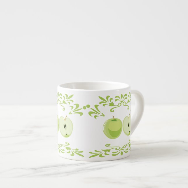 Tasse Expresso Pommes vertes (Devant droit)