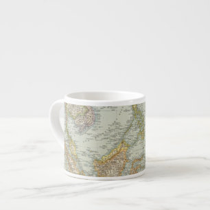 Tasse Expresso Porcelaine d'Indo et archipel de Malaysian