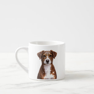 Tasse Expresso Portrait de chien de compagnie  
