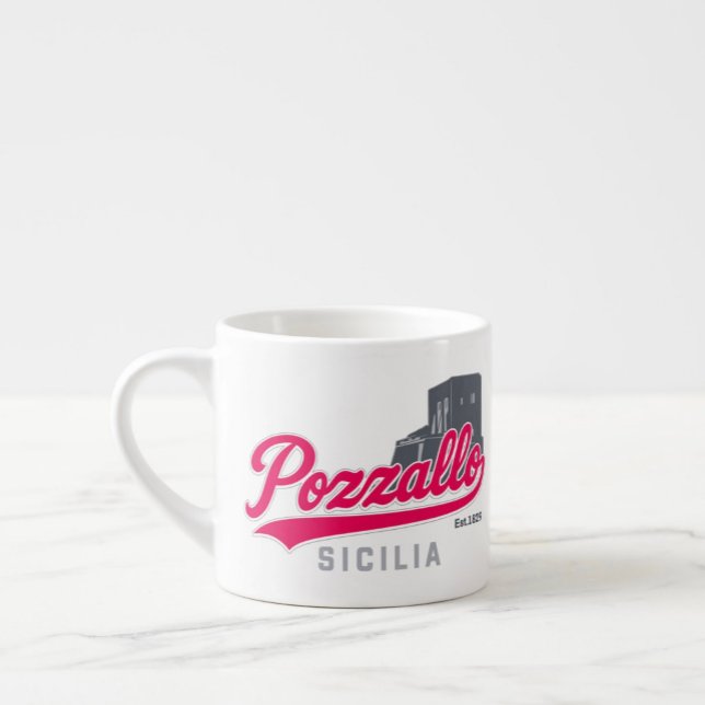 Tasse Expresso Pozzallo Sicile Torre Cabrera  (Pozzallo Sicilia Torre Cabrera Espresso Cup )