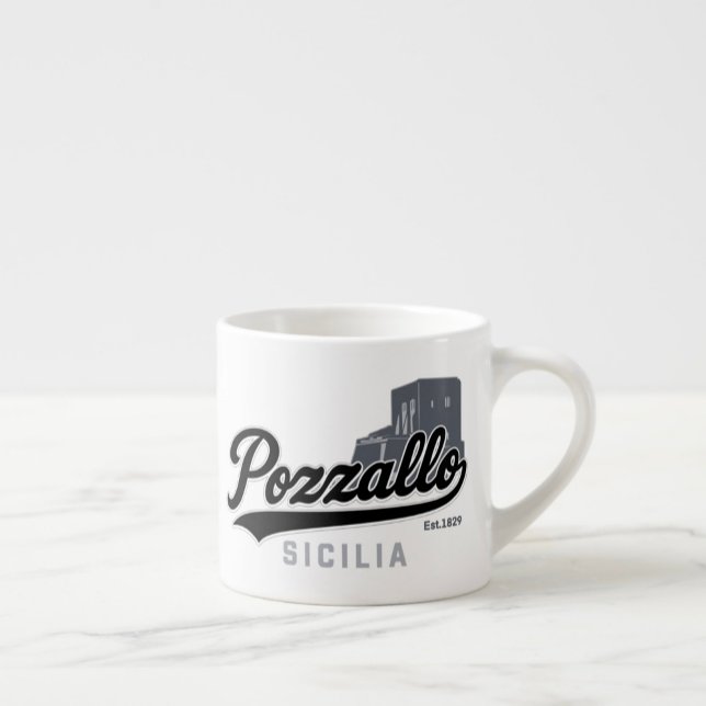 Tasse Expresso Pozzallo Sicile Torre Cabrera  (Pozzallo Sicilia Torre Cabrera Espresso Cup )
