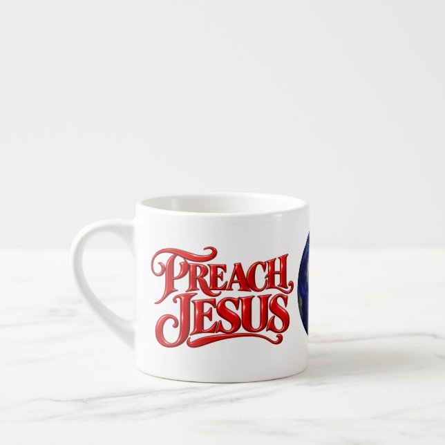 Tasse Expresso Prêchez Jésus (Gauche)