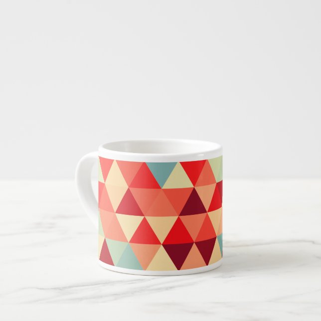 Tasse Expresso Pretty triangle pattern II + your ideas (Devant gauche)