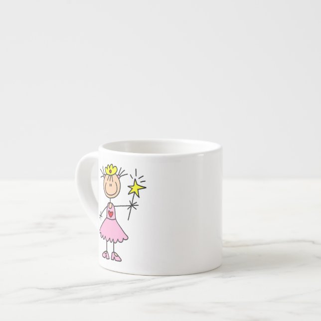 Tasse Expresso Princesse avec baguette (Devant gauche)