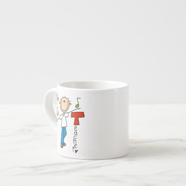 Tasse Expresso Professeur de Musique (Devant gauche)