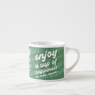 Tasse Expresso Profitez d'une coupe de bonheur   Espresso motivan