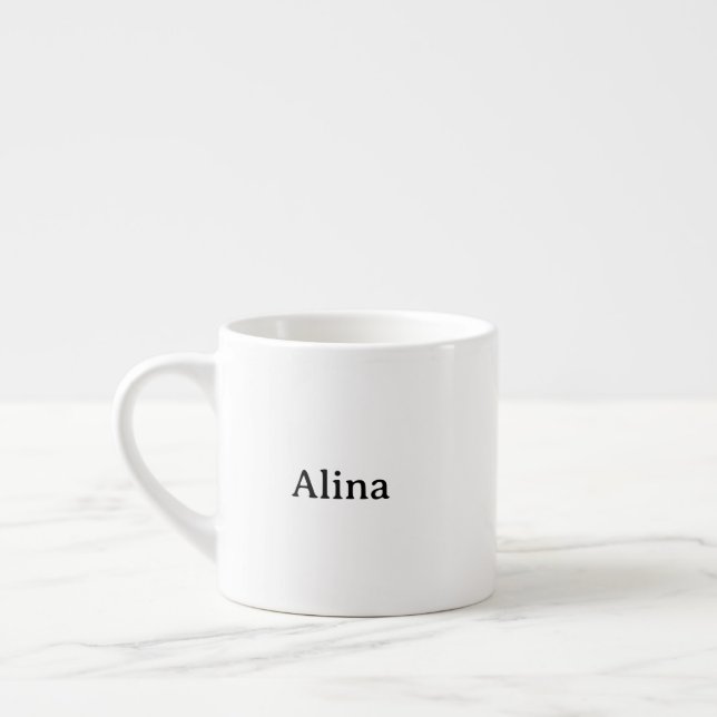 Tasse Expresso Promotion de Marque Simple (Gauche)