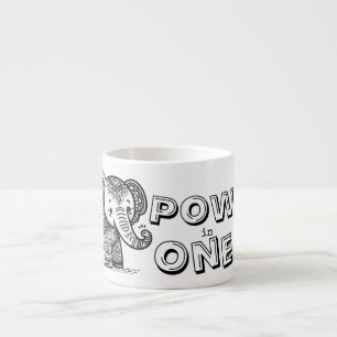 Tasse Expresso Puissance dans un Sac fourre-tout