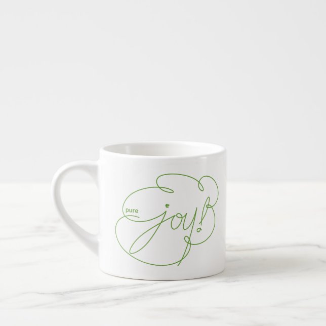 Tasse Expresso pure JOY - Bold Cloud S - Christmas Edition Green  (Gauche)