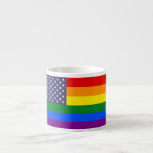 Rainbow LGBTQ American Pride Diversité Drapeau