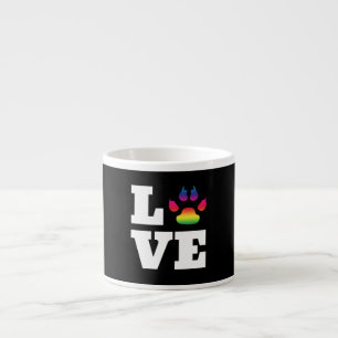 Tasse Expresso Rainbow paw