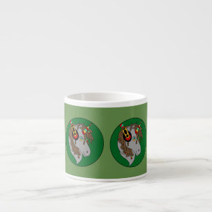 Tasse Expresso Rasta Unicorn Vibe Musique du matin Hippie