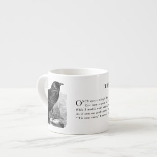 Tasse Expresso Raven par Edgar Allen Poe