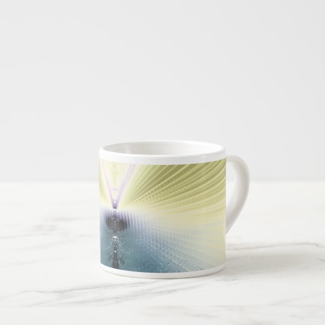 Tasse Expresso Rayons Dorés (Devant droit)