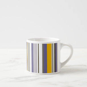 Tasse Expresso Rayures de la Nouvelle Saison Moderne