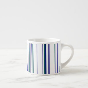 Tasse Expresso Rayures Modernes Branchées
