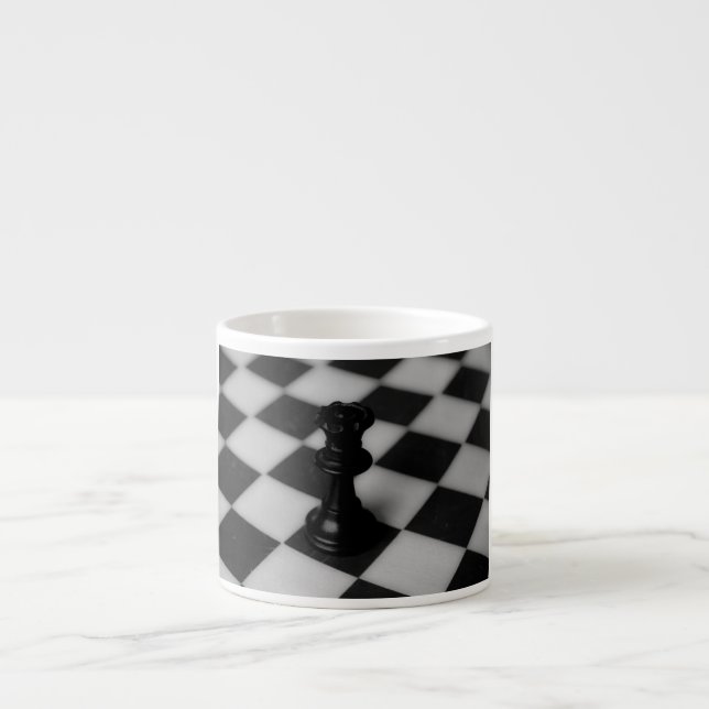 Tasse Expresso Reine des échecs (Devant)