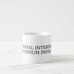Tasse Expresso Réinitialisation concentrée Interface tactique m