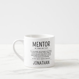 Tasse Expresso Remerciement personnalisé drôle de mentor coach co