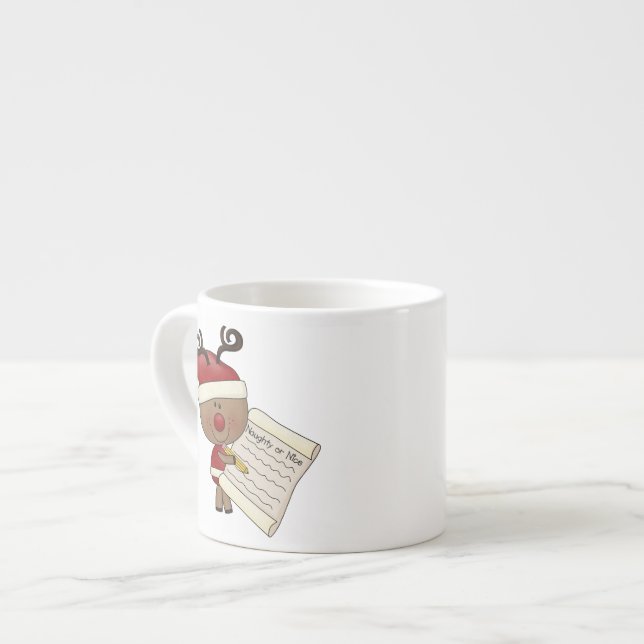 Tasse Expresso Renne de Rudy vilain ou NIC (Devant gauche)