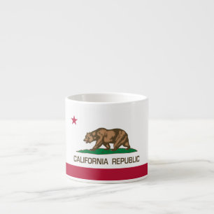 Tasse Expresso République de la Californie (drapeau d'état)