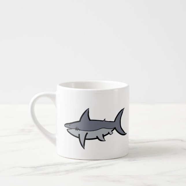 Tasse Expresso Requins (Gauche)