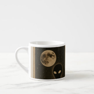 Tasse Expresso Retro Alien Rencontre
