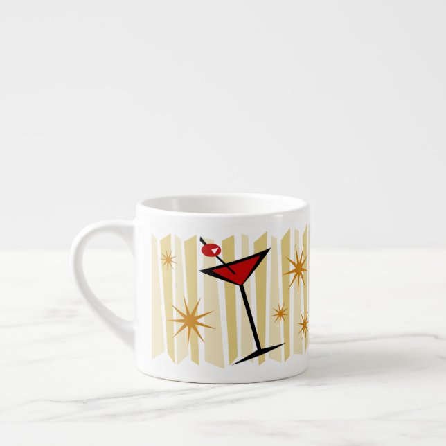 Tasse Expresso Retro Martini (Gauche)