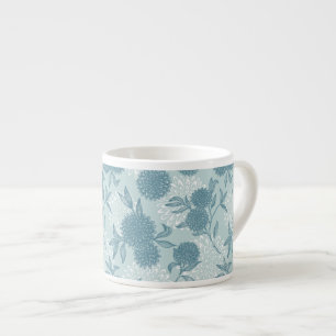 Tasse Expresso Rétro motif floral 2 2