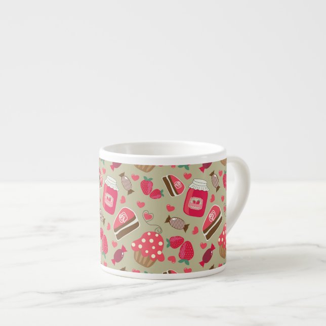 Tasse Expresso Rétros bonbons (Devant droit)