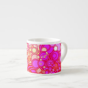 Tasse Expresso Rétros cercles