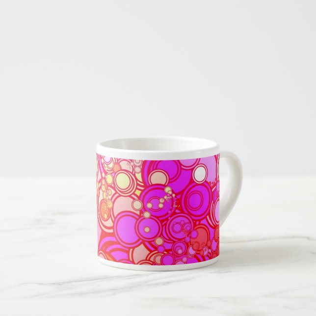 Tasse Expresso Rétros cercles (Devant droit)