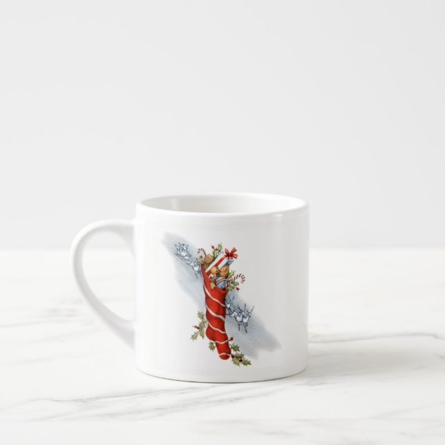 Tasse Expresso Réveillon de Noël (Gauche)