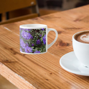 Tasse Expresso Rhododendron pourpre fleurit