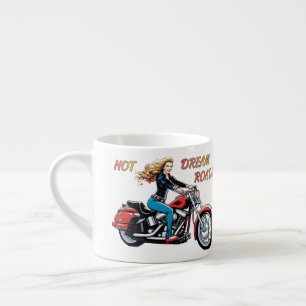 Tasse Expresso Roads Girl Hot Dream