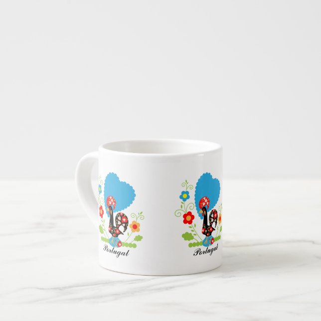 Tasse Expresso Rooster portugais (Devant gauche)