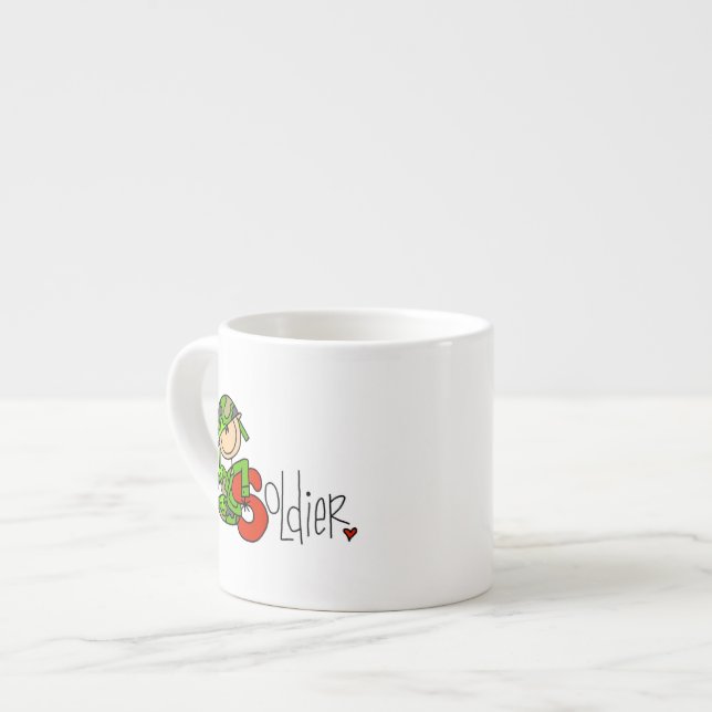 Tasse Expresso S est pour Soldat (Devant gauche)