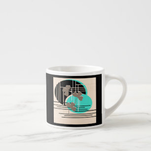 Tasse Expresso Saint Patrick, abstraction