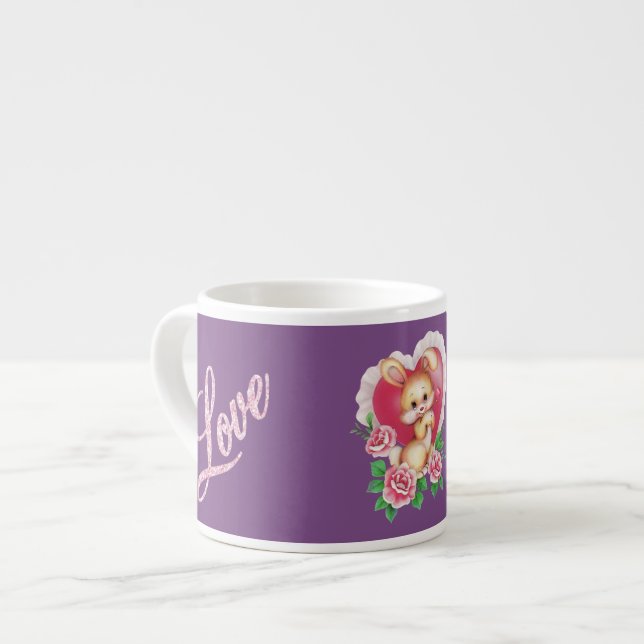 Tasse Expresso Saint Valentin (Devant gauche)