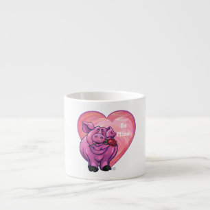 Tasse Expresso Saint Valentin au cochon