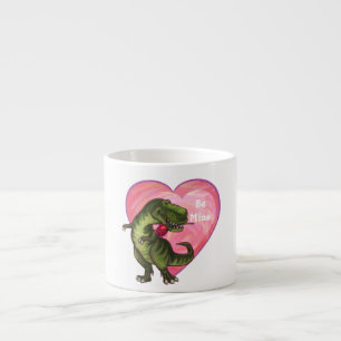 Tasse Expresso Saint Valentin Tyrannosaurus