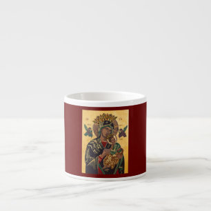 Tasse Expresso Sainte Vierge Marie Mère de Jésus Portrait