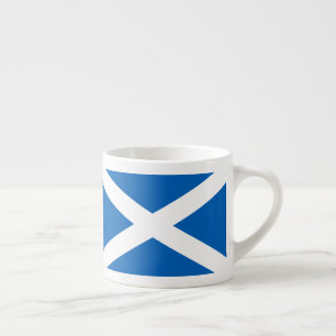 Tasse Expresso Saltire ~ Drapeau de l'Ecosse