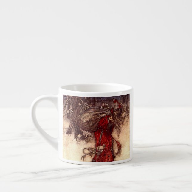Tasse Expresso Santa Claus Arthur Rackham (Gauche)
