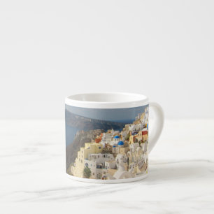 Tasse Expresso Santorini pendant l'après-midi Sun