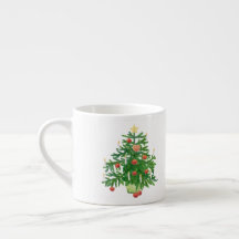 Sapin de Noël vintage avec un cookie en forme d'ét