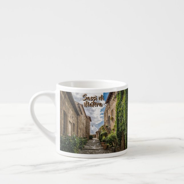 Tasse Expresso Sassi di Matera Italie marches de lierre (Gauche)