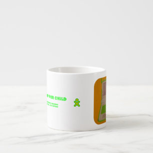 Tasse Expresso Sauvant le monde avec le python (tasse de café